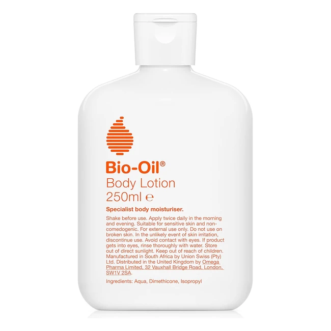BioOil Body Lotion 250ml - Ultralight Moisturizer for Dry Skin