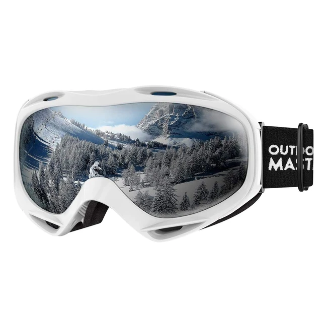 OutdoorMaster OTG Ski Goggles - Over Glasses Snowboard Goggles - 100% UV Protection