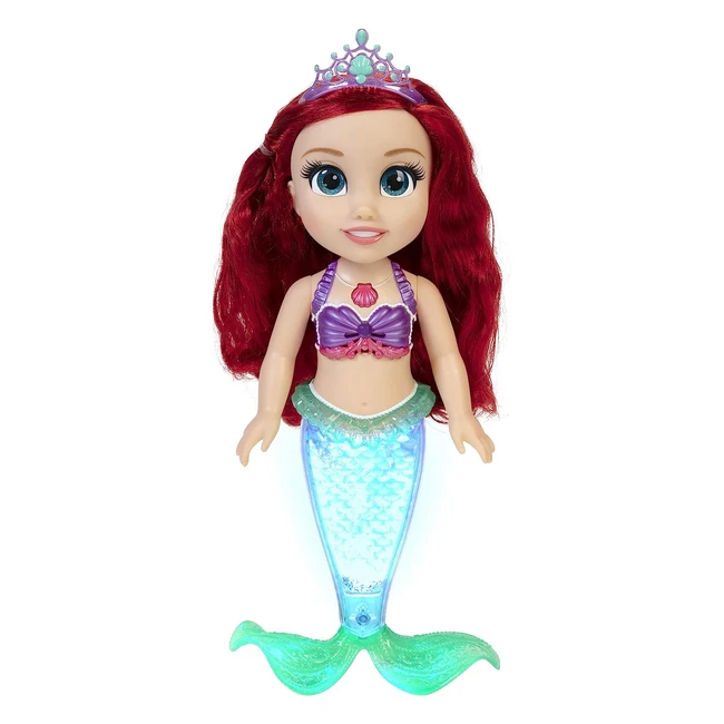 Muñeca Ariel Cantante Disney Princesas - 38 cm - Brilla y se Ilumina