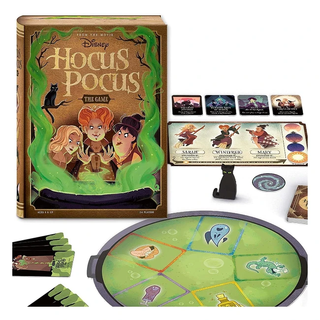 Ravensburger Disney Hocus Pocus Strategy Board Game for Kids & Adults | Ages 8+ | 2-6 Players