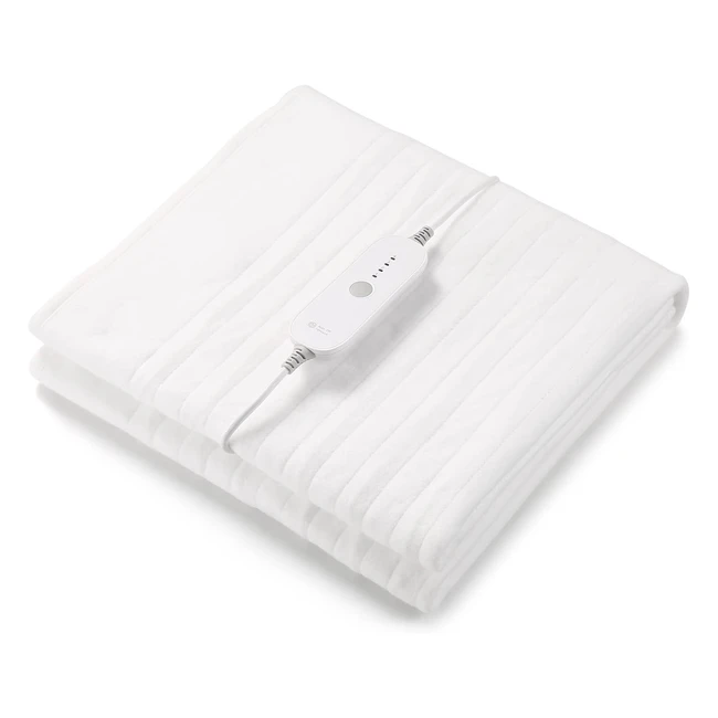 Coperta Elettrica CureCure 150x80cm - Lavabile, 4 Livelli di Riscaldamento