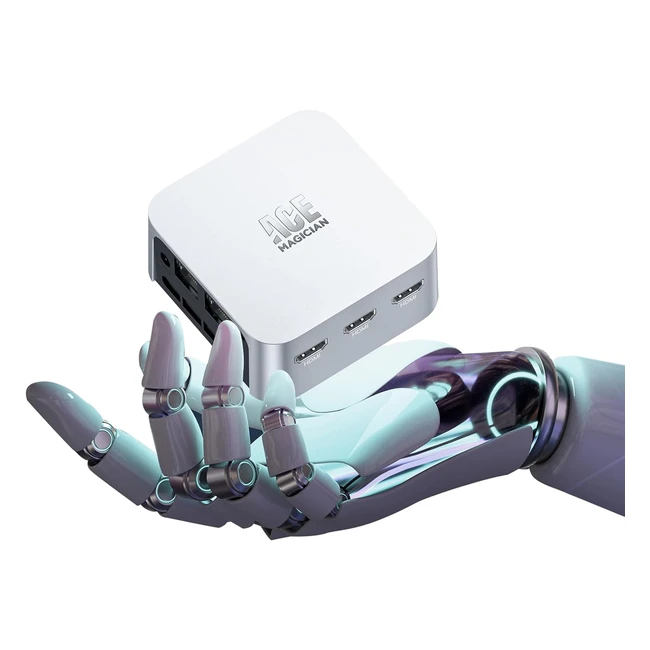 Mini PC W11 Pro Intel Alder Lake N95 jusqu'à 3.4 GHz 16 Go LPDDR5 1024 Go 1To SSD Micro Ordinateur Bureau Double LAN Triple HDMI