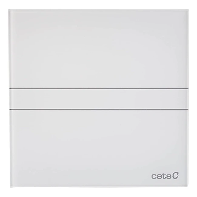 Extractor de Baño Cata E100 G - Eliminación Perimetral, Alta Eficiencia Energética, Color Blanco