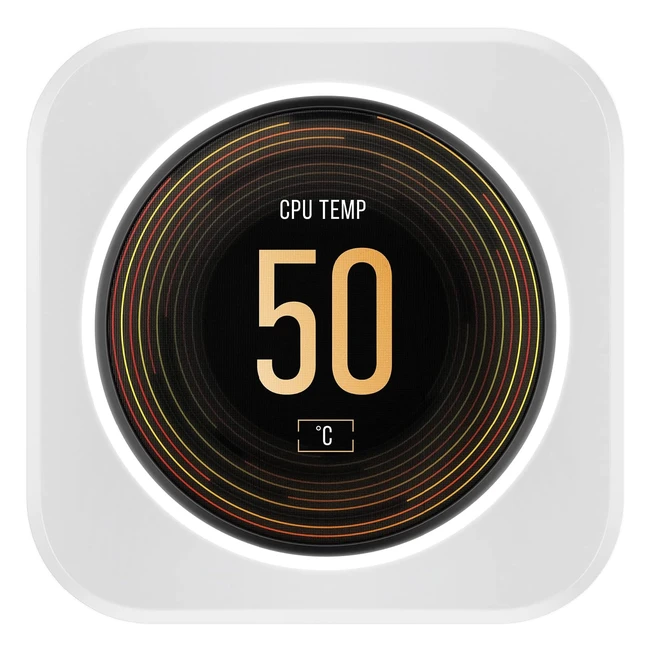 Corsair iCUE Elite CPU Cooler LCD Display Upgrade Kit - Custom IPS LCD Screen - 24bit Colour Depth - 167 Million Colours - RGB LED Ring - White