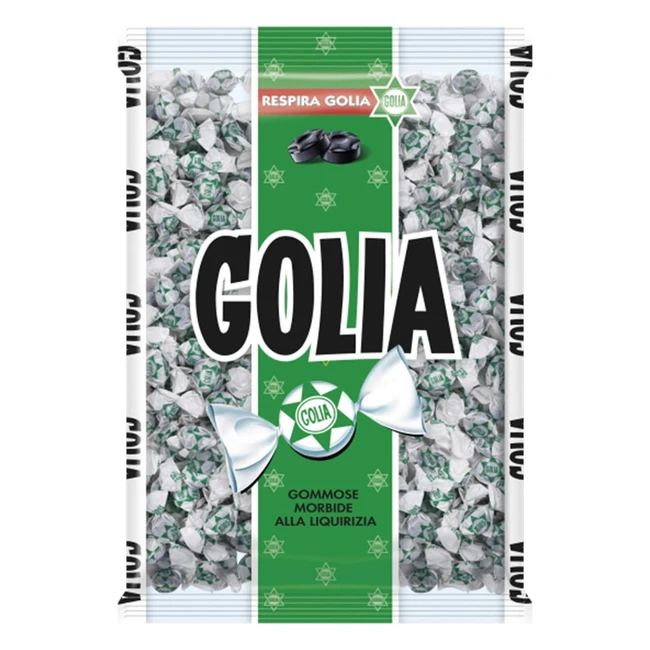 Golia Caramelle Gommose Farfallina Liquirizia - 1000 gr