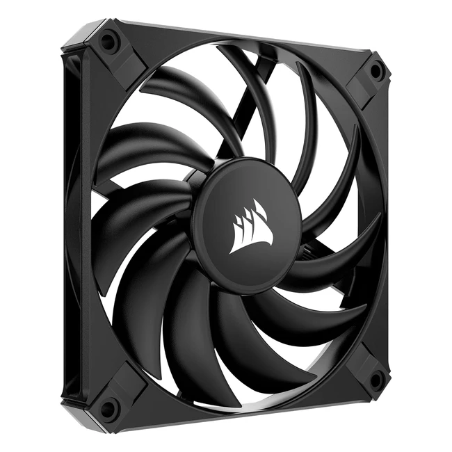 Corsair AF120 Slim 120mm PWM Fluid Dynamic Bearing Fan - Small Form Factor - Low Noise - Up to 2000 RPM - Universal Sizing - Single Pack - Black