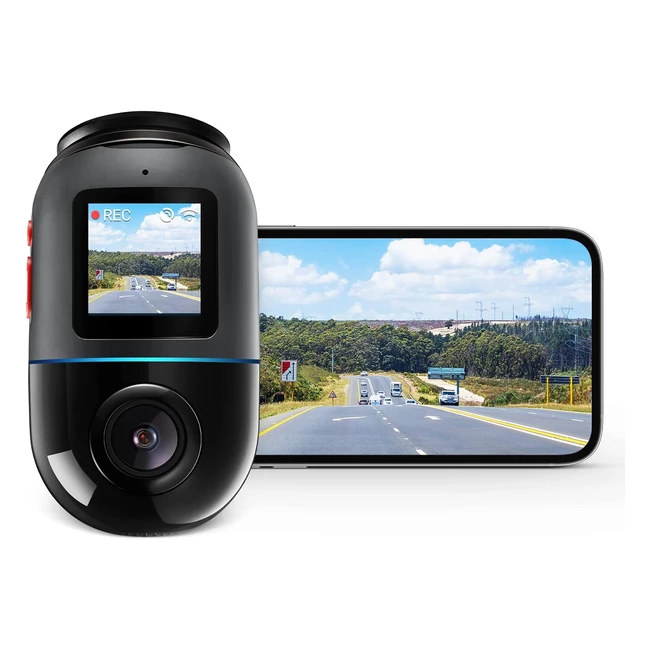 Caméra de tableau de bord 70mai avec vision nocturne 360°, enregistrement accéléré, détection de mouvement par IA, 32Go de mémoire, contrôle GPS par application