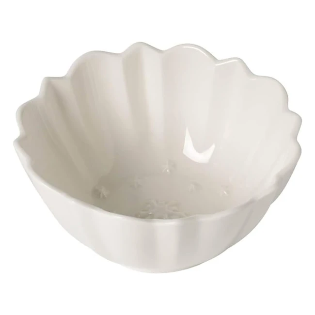 Ciotola Villeroy & Boch 1486581900 - Bordo Ondulato e Rilievi - Ideale per Prelibatezze e Finger Food