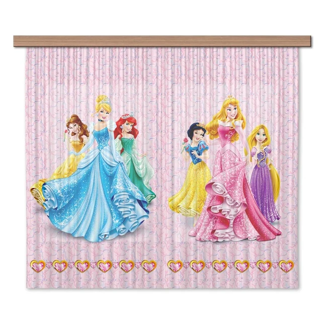 Cortinas para niños AG Design FCSXL 4372 - Tela multicolor 180 x 160