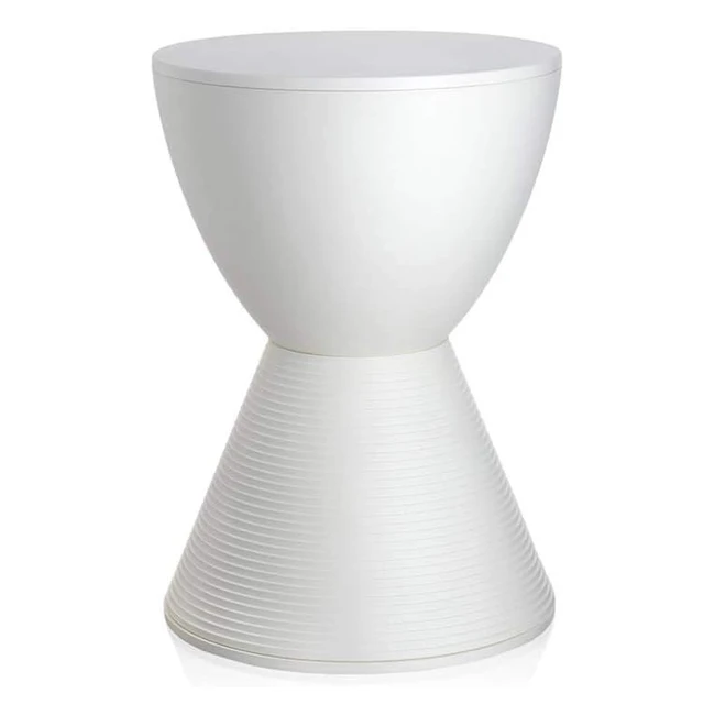 Kartell Prince Aha - Sgabello Bianco Cera 30x30x43 cm - Design di Philippe Starck