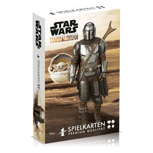 Jeu de cartes Star Wars The Mandalorian - Qualité supérieure - WIN46905