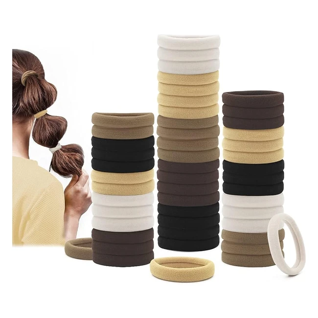 Dreamlover Blonde Hair Bobbles for Women - No Damage - 50 Pcs