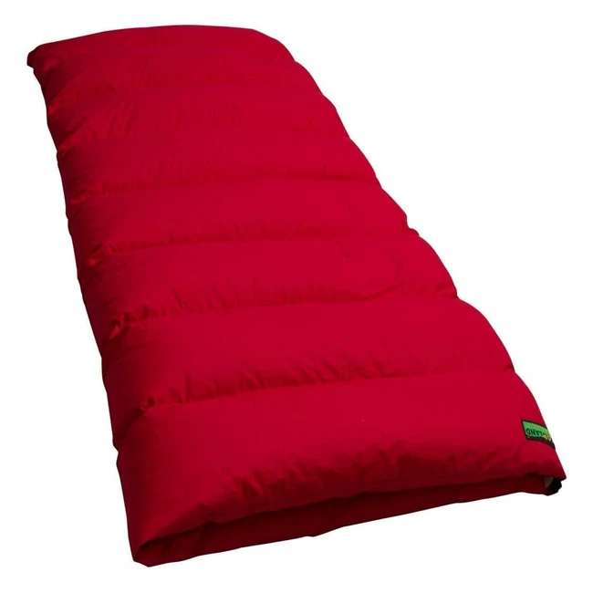 Sac de couchage Lowland Outdoor Companion Economy en duvet 210x80cm - Rouge