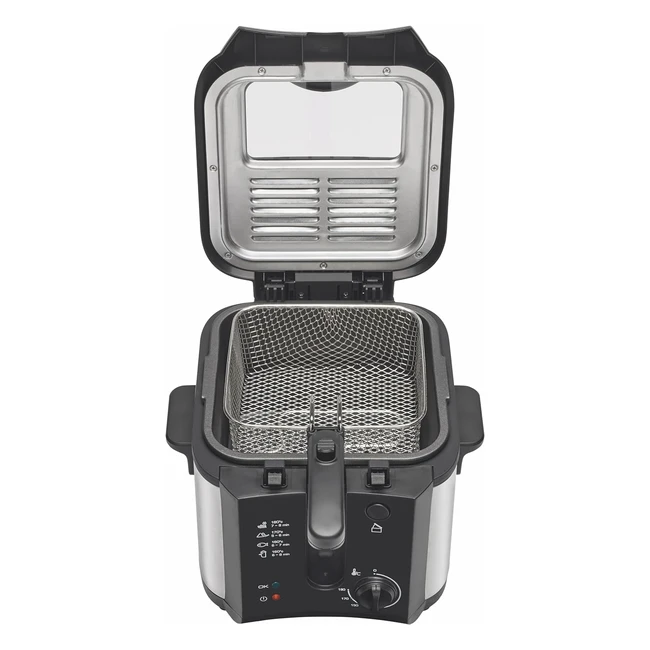 Freidora Brandt FRI30X - 1kg de patatas fritas - 1600W - Control de temperatura