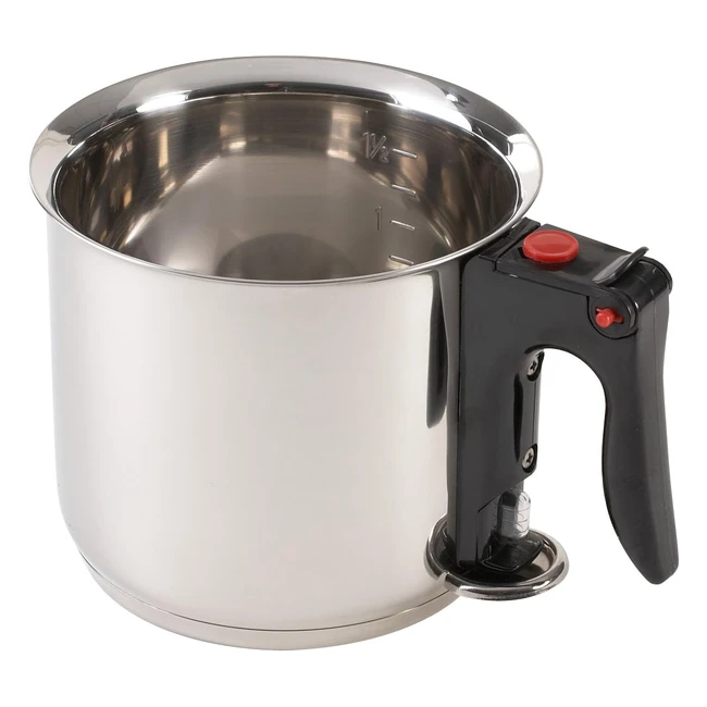 Saucière bain marie Baumalu 342662 - 15L, diamètre 16 cm - Acier inoxydable