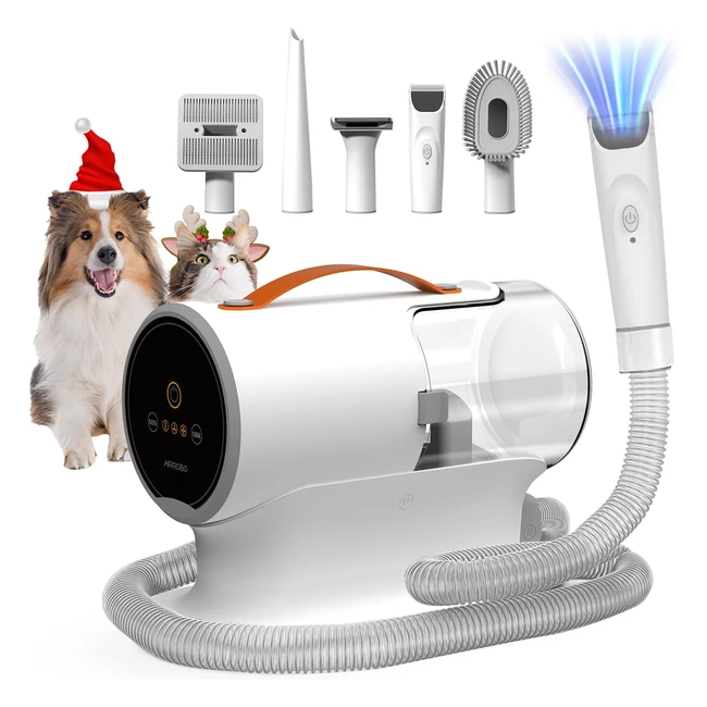 Tondeuse Chien Aspirateur Poil de Chien 12000 Pa - Airrobo PG100