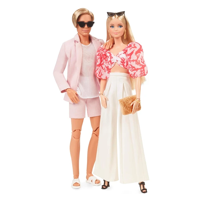 Coffret BarbieStyle avec 2 poupées et Ken - Tenue de vacances - Jouet enfant