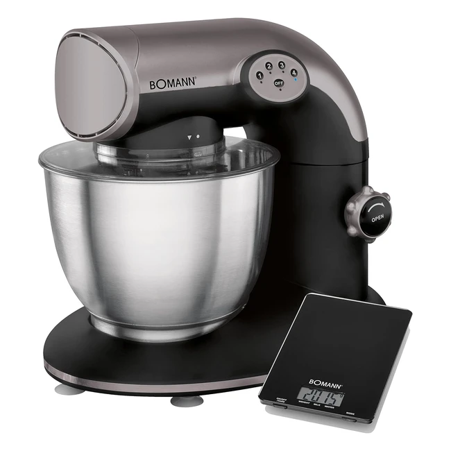 Batidora Amasadora Bomann KM 315 56L 5 Velocidades 1200W