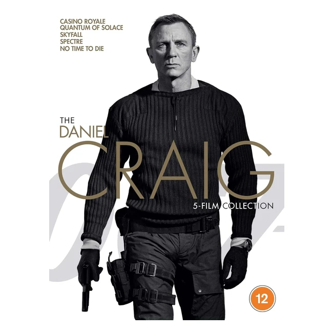Limited Edition Daniel Craig 5-Film Collection DVD 2021-2022 - Action-Packed & Thrilling