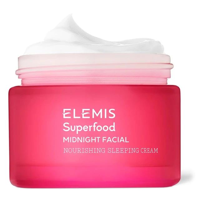 Elemis Superfood Midnight Facial Crema Notte - Nutri, Rimpolpa e Ravviva - Pelli Secche - 50ml