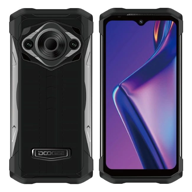 Doogee S98 Pro - Smartphone Thermique Incassable - Helio G96 - 8Go/256Go - Triple Caméra 48MP - Vision Nocturne - Android 12 - Étanche IP68 - FHD 6.3'' - Charge Sans Fil - NFC