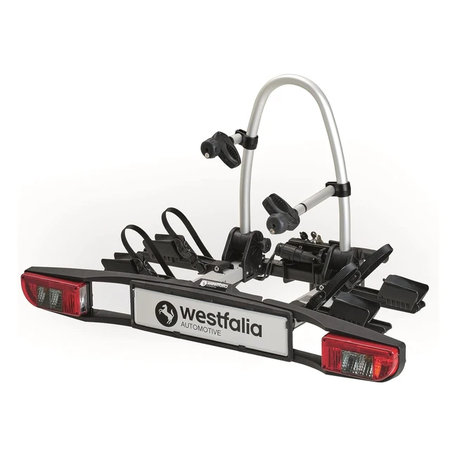 Portabicicletas Westfalia BC 60 para Acoplamiento Remolque - Soporte para 2 Bicicletas