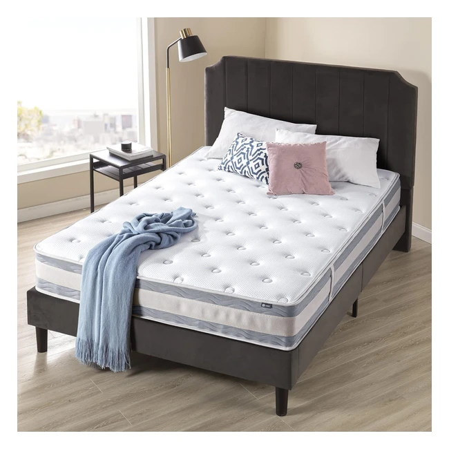 Zinus Green Tea Cooling Swirl Memory Schaum Hybridmatratze 100x200cm H3H4 Mittelfest