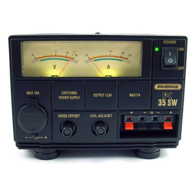 Fuente de Alimentación Estabilizada Jetfon PC35 SW - 35 Amp MX - Potencia Máxima - Supresor de Ruido