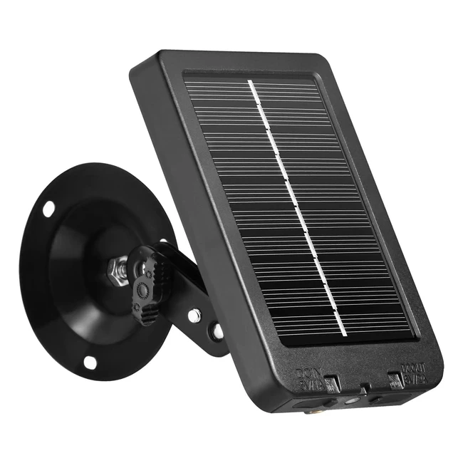 Suntekcam Pannello Solare Fototrappola DC 6V12V 3000mAh Batteria Ricaricabile - Accessori da Caccia