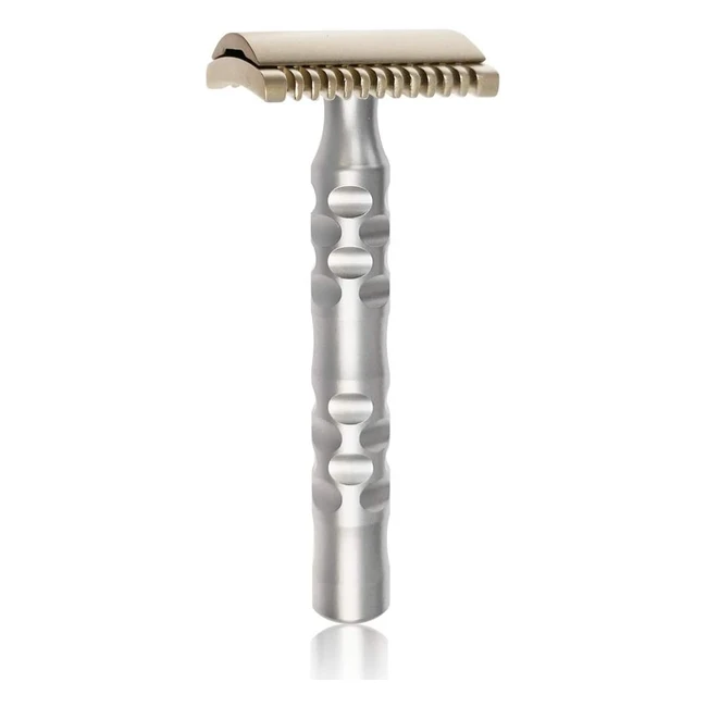 Afeitadora de Seguridad Italiana The Goodfellas Smile - Guardia Abierto - Acero Inoxidable