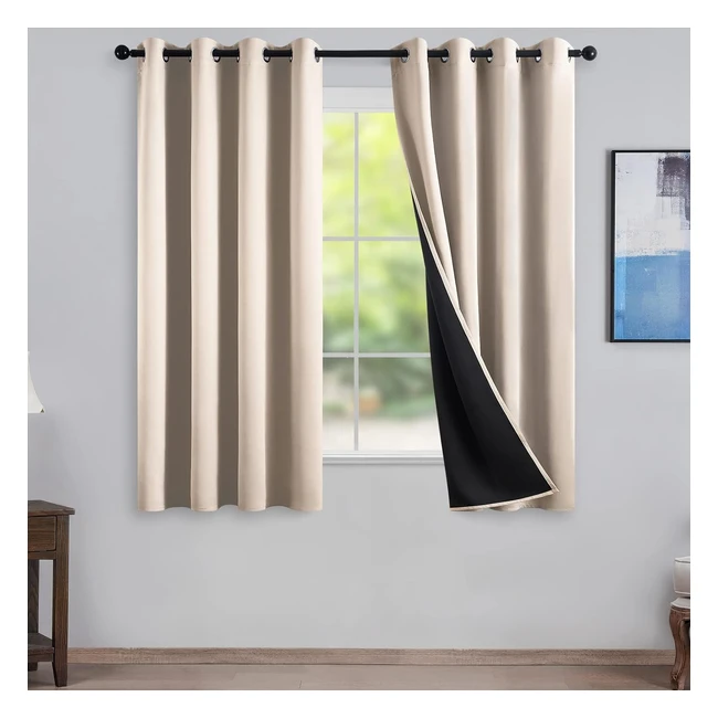 Rideau Occultant Thermique Isolant Anti Froid - Topfinel - Réf. 123456 - 140x160 cm