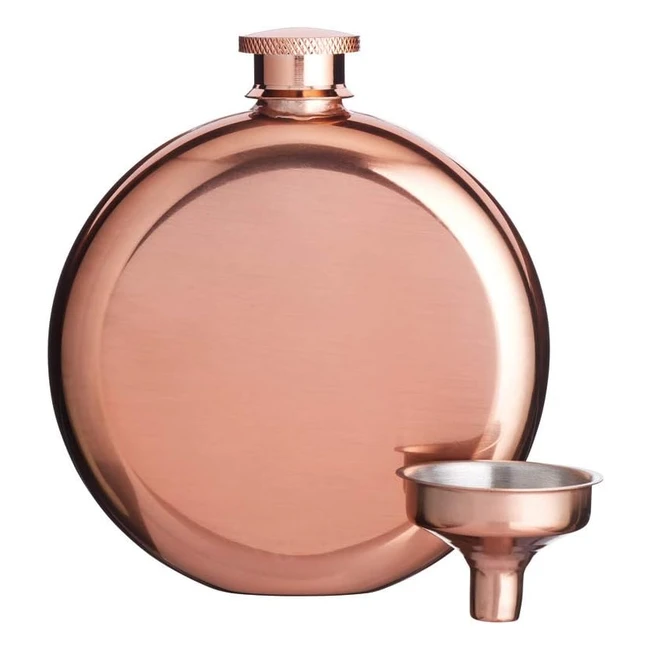 Termo Barcraft de Acero Inoxidable con Acabado de Cobre Pulido - 1 Embudo de Decantación - 5 ml
