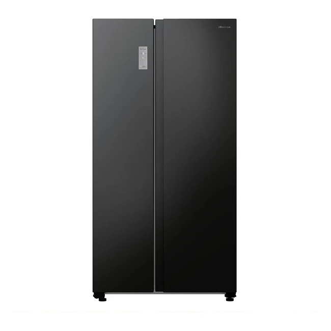 Hisense RS711N4AFE Frigorifero Side by Side 550 Litri Nero Total No Frost Convert Active Zone Classe E Motore Inverter