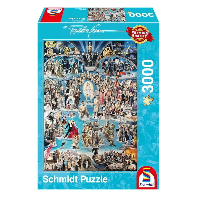 Puzzle Hollywood XXL Renato Casaro 3000 pièces - Qualité Premium