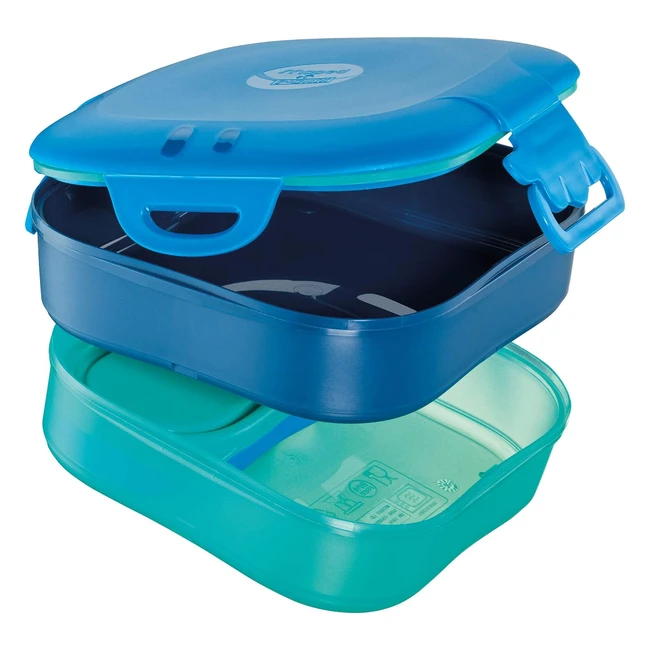 Tuppers Maped 3 en 1 Azul - Concept Kids - Estructura Modulable - 14L