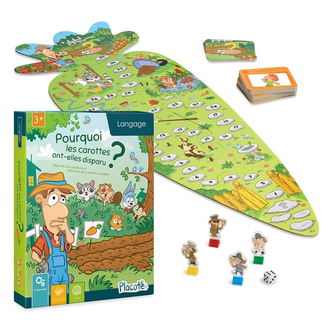 Placote - Pourquoi les carottes ont-elles disparu ? Jeu éducatif 3-5 ans - PLA11