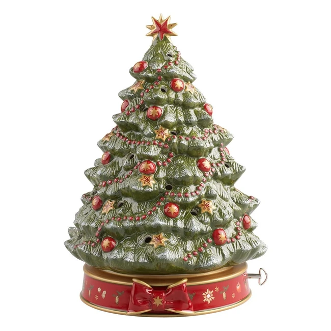 Villeroy & Boch Toys Delight Spieluhr Weihnachtsbaum Porzellan Grün Klein