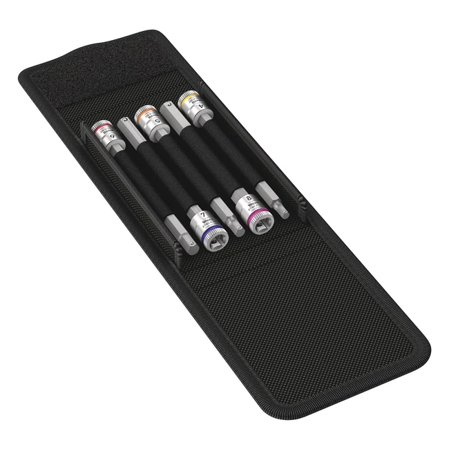 Juego de Vasos Wera Zyklop con Función de Retención - Modelo: Wera050033450018740