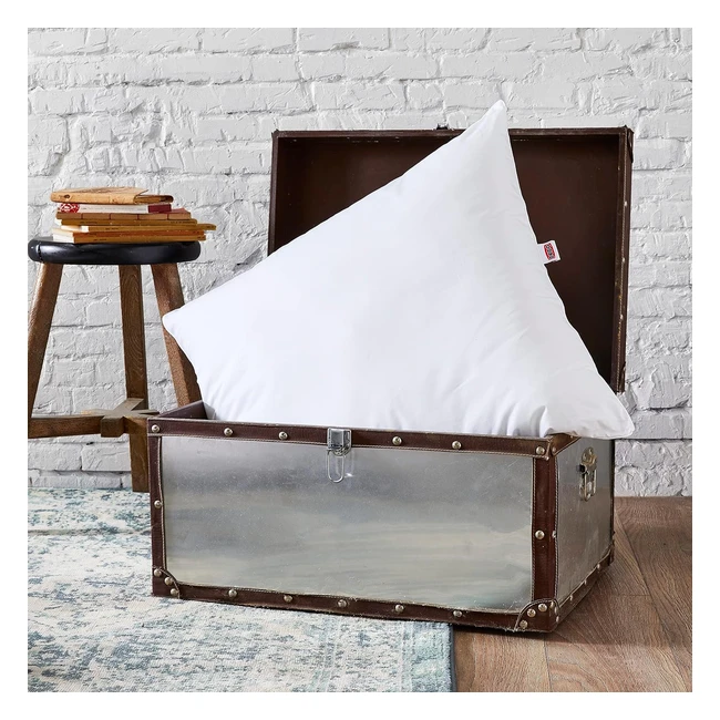 Lot de 2 oreillers Dodo 60x60 confort moyen, toucher ultra doux et respirant, fabriqués en France, lavables en machine