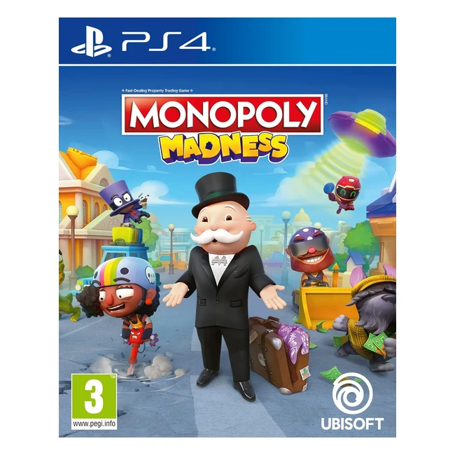 Monopoly Madness PS4 - Collect Money, Powerups, and Dominate the Streets!