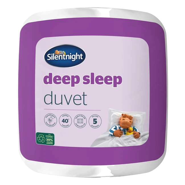 Silentnight Deep Sleep King Size Duvet 15 Tog - Thick, Warm, and Hypoallergenic