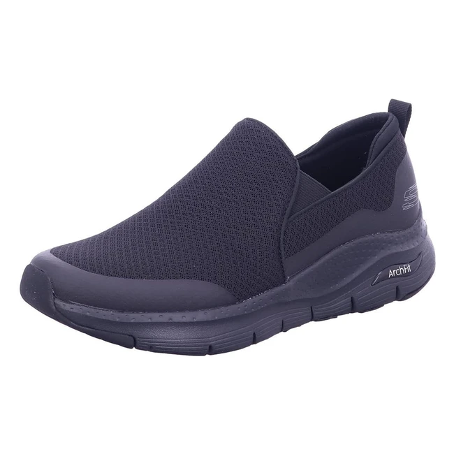 Skechers Arch Fit Banlin Sneaker Uomo Nero 45 EU - Supporto Plantare, Confortevole e alla Moda