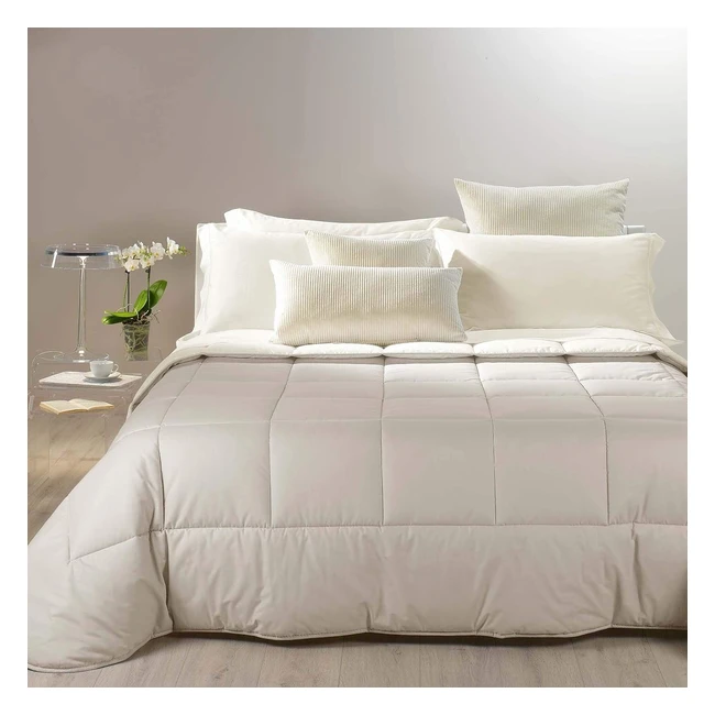 Trapunta Caleffi Bicolor Singolo Sabbia - Calore Ideale per le Notti Invernali