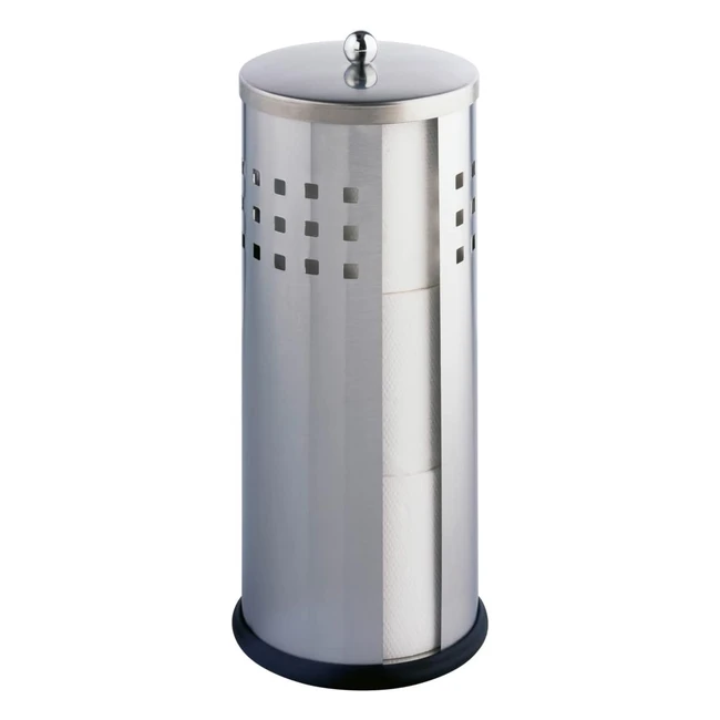 Wenko 16636100 Ancona Ersatz Toilettenpapierhalter 13 x 34 cm - Rostfreier Edelstahl