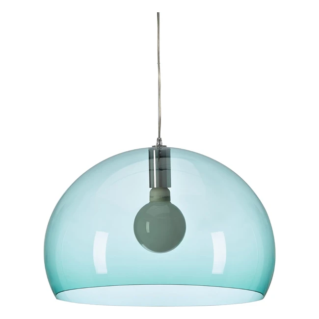 Lampada sospensione Kartell Fly verde salvia 52 - Design Ferruccio Laviani
