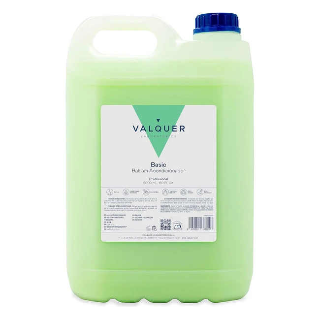 Valquer Profesional Acondicionador Capilar Revitalizante con Keratina Natural 5000ml