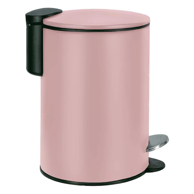 Cubo de Basura Kleine Wolke Old Rose 3L - Acero Inoxidable