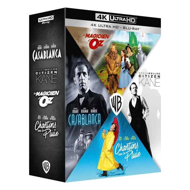 Casablanca Citizen Kane Le Magicien Doz Chantons Sous La Pluie 4K Ultra HD Blu-ray