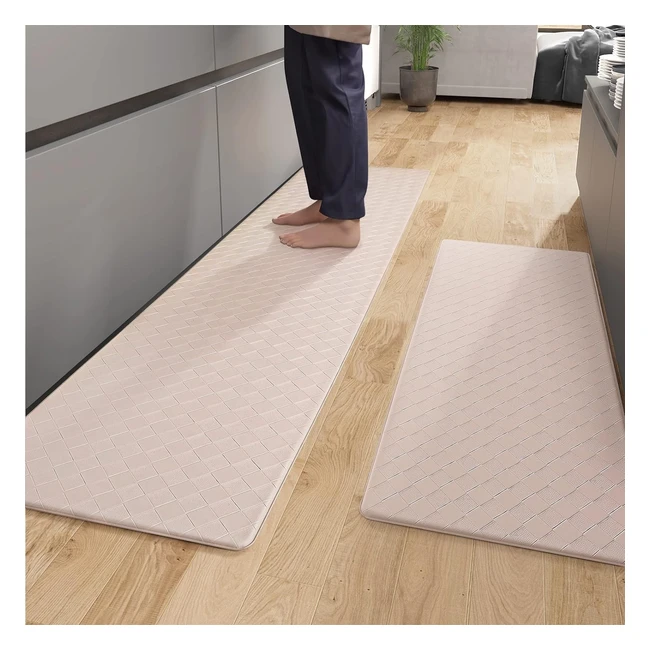Alfombra Cocina Anti Fatiga 44x120cm 44x180cm - Resistente al Aceite - Lavable - Antideslizante
