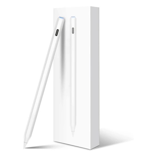 Penna iPad Pencil 2 Generazione Hatoku - Ricarica Rapida, Palm Rejection - Compatibile con iPad 10.6 Gen, iPad Air 3/4/5, iPad Mini 5/6, iPad Pro 11/12.9